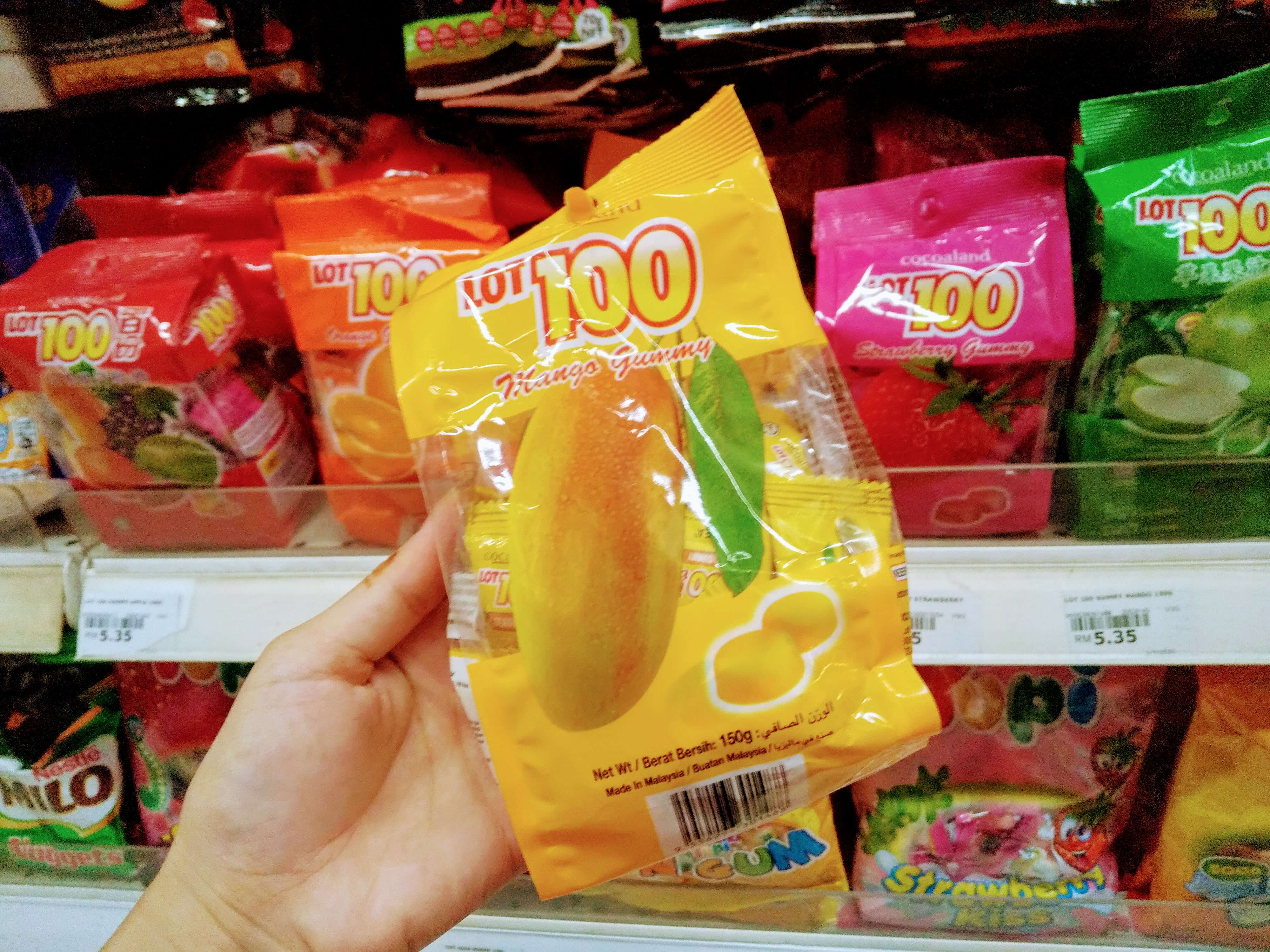 マレーシアの美味しいマンゴーグミ